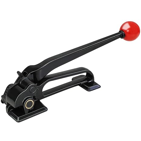 Steel Strapping Tool for 1/2" to 3/4" Width, Banding Tool for 0.3-0.8mm Thickness, Heavy-Duty Manual Banding Kit - Ideal for High Tensile Packaging (Steel Strapping tensioner)