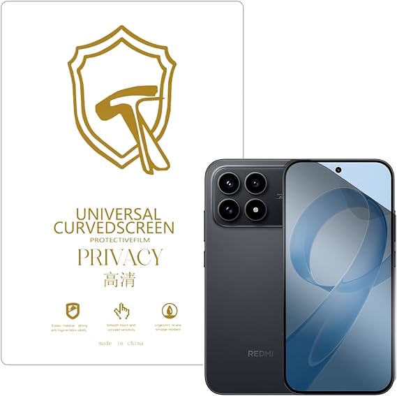 Microcase Xiaomi Poco F8 Ultra ile Uyumlu Privacy Gizlilik Filtreli Hayalet Nano Ekran Koruyucu-EKM110