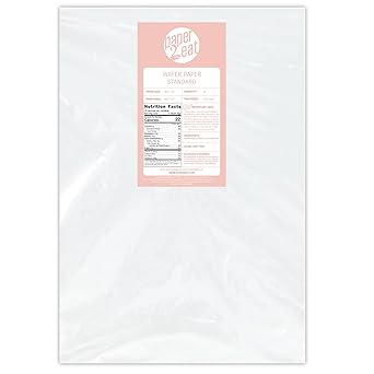 paper2eat edible Wafer Paper Sheets Standard - 0.30 mm - 25 sheets