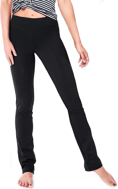 Yogipace Women's Slim Straight Leg Yoga Pants, 27"-35" Inseams