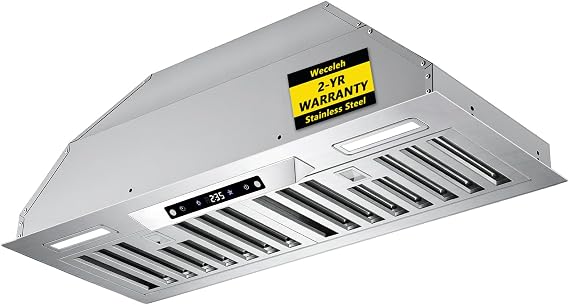 30 Inch Insert Range Hood, Built-in Kitchen Vent Hood 900 CFM