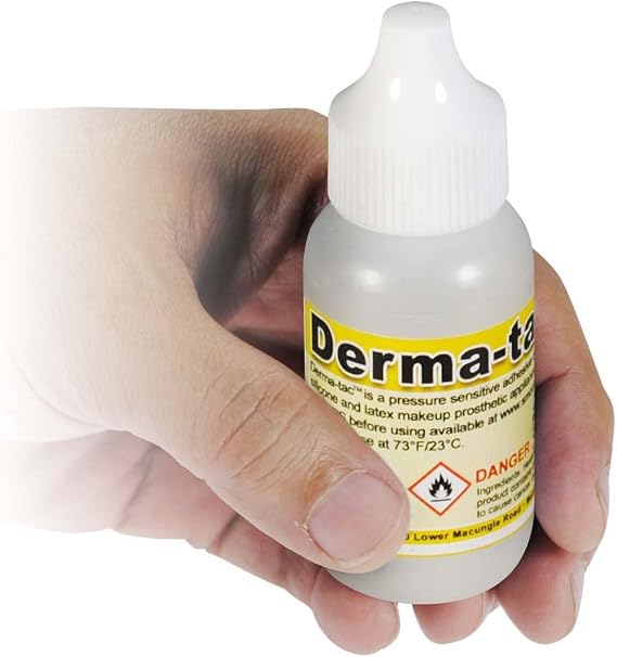 Smooth-On Derma-tac - Silicone Makeup Appliance Adhesive - 1 Ounce Bottle