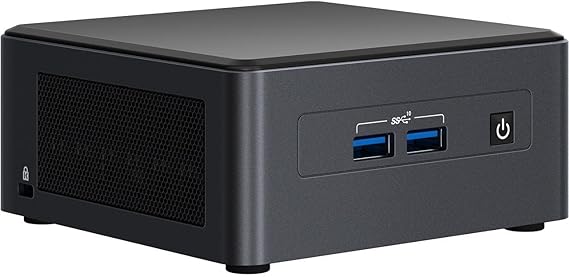 Intel NUC 11 Pro Mini PC NUC11TNHi7, 11th Generation Core i7-1165G7, 4.7GHz, Supports up to 64GB RAM, Thunderbolt 8GB RAM+256GB SSD