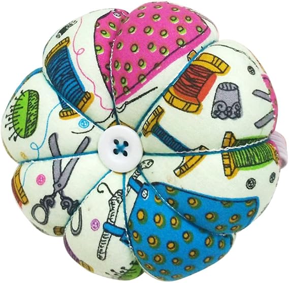 D&D Pin Cushion Wrist Pumpkin Pin Cushions Wearable Sewing Needle Pincushions for Needlework - Sewing Pattern Green