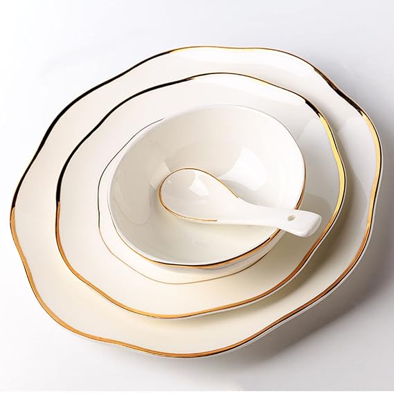 Tabletop Dinner Set Fine Bone China Porcelain Dinnerware Set