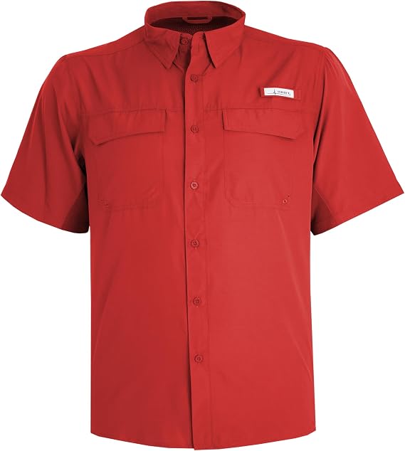 HABIT Men's Trappers Cabin Hybrid Short Sleeve Shirt