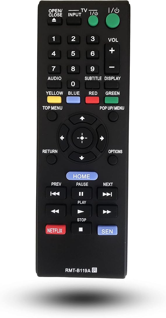 Universal Remote Control Replacement for Sony BDP-S580 BDP-S5100 BDP-S590 BDP-S185 BDP-S480 BDP-BX37 BDP-S390 BDP-BX58 Blu-ray Disc Player