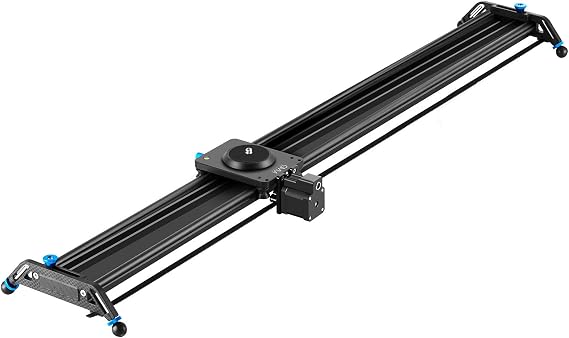 GVM Motorized Camera Slider Aluminum Alloy Slider Time Lapse Video Shot Camera Dolly Slider with Controller for DSLR Camera DV Video Camcorder Film Photography, Load up to 44 lbs