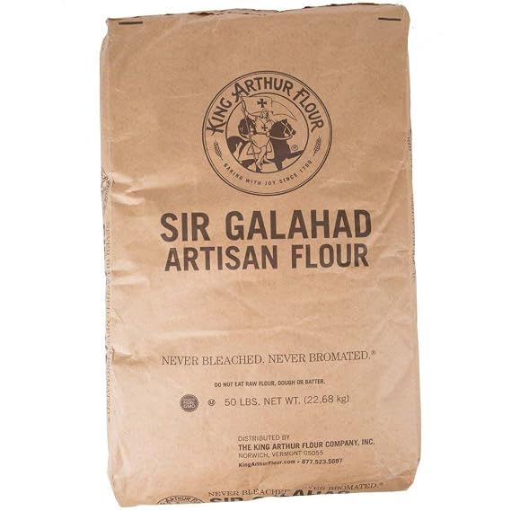Orchard Hill 50 Pound Pack - King Arthur Flour Sir Galahad, Artisan Flour, All-Purpose [Food Service Size]