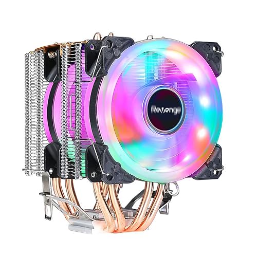 Intel AMD Compatible Copper Tube CPU Cooler Processor Fan with Cold Frost Rainbow Fan Cold Frost 602