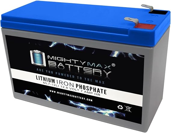 Mighty Max Battery 12V 7AH Lithium Replacement Battery for Avigo Extreme Elect. Scooter
