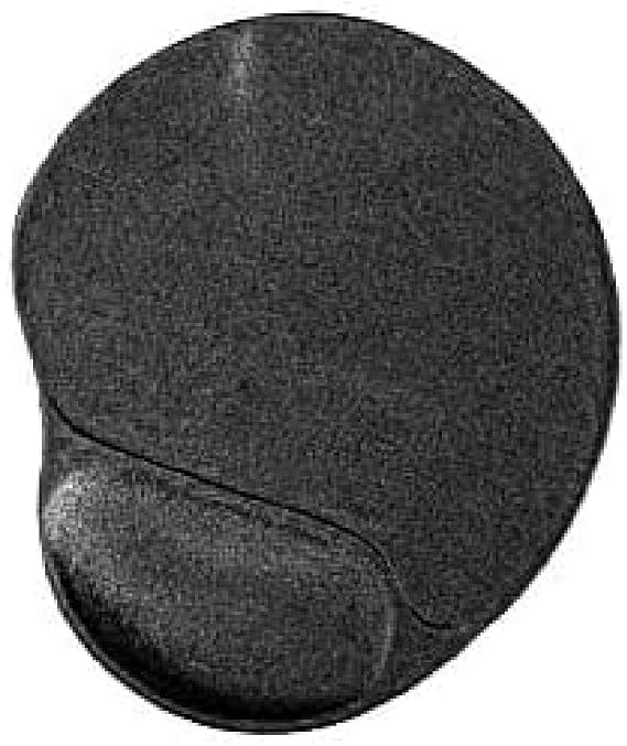 Gembird Mouse Pad Gel Black/MP-Gel-BK