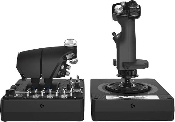 Logitech G X56 H.O.T.A.S. RGB Throttle and Stick Simulation Controller for VR Gaming 141［並行輸入］