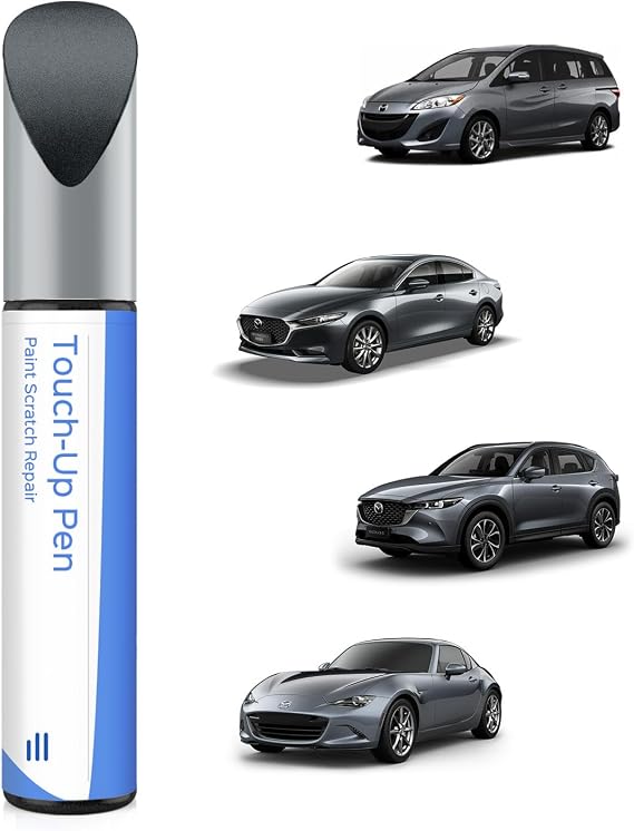 42A Meteor Gray Pearl Touch Up Paint Compatible with Mazda Exact Match Chips and Nicks Touch Up