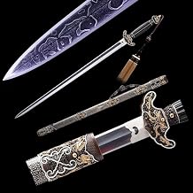 SHZBZB High-end Boutique Chinese Swords Handmade scabbards Clear Swords Collectible Swords Sharp Gift-Giving Grass Steel
