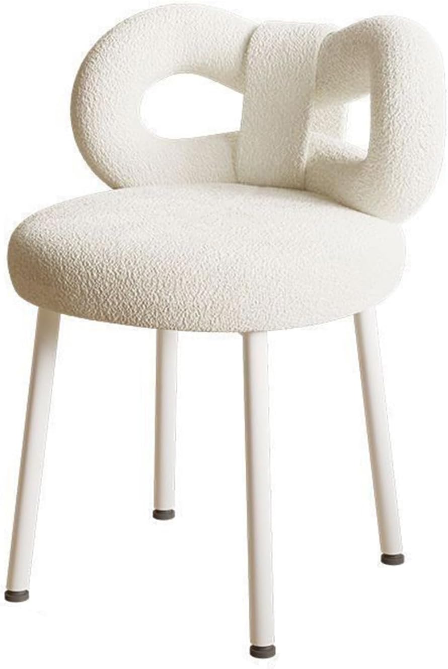 YOXIER Velvet Accent Shell Chair with Gold Metal Legs - Vanity & Guest Chair for Makeup Room, Living Room & Bedroom