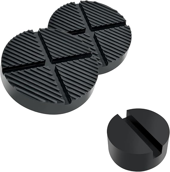TONDA Floor Jack Rubber Pad 2 Pack and Floor Jack Rubber Pad 1 Pack