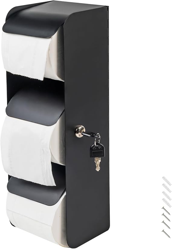 Commercial Toilet Paper Dispenser Holder 3 Roll Toilet Tissue Dispenser