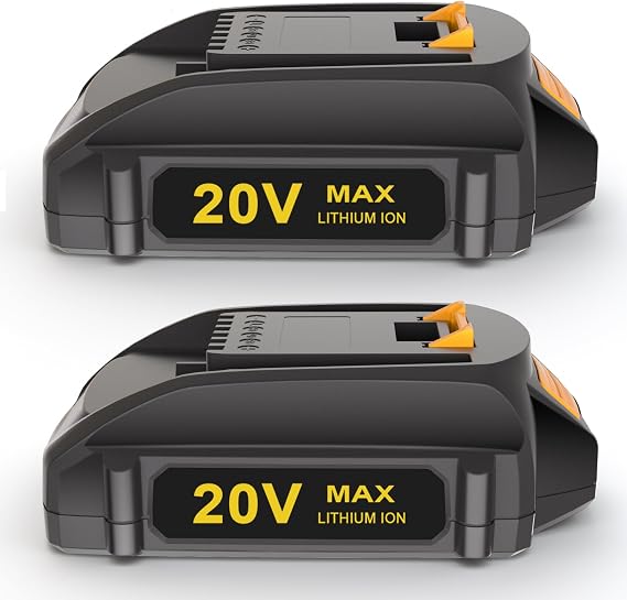 Replacement Battery for Worx 20V Battery PowerShare Battery, 2 Pack