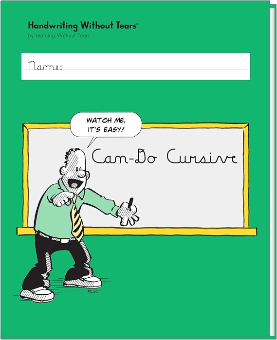Learning Without Tears Can-Do Cursive Workbook, 5th Grade+, Age 10+