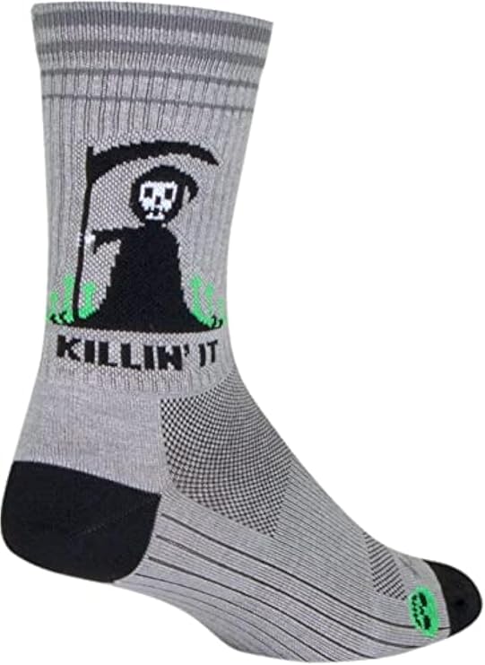 SockGuy Unisex Killin' It 6-Inch Crew Socks
