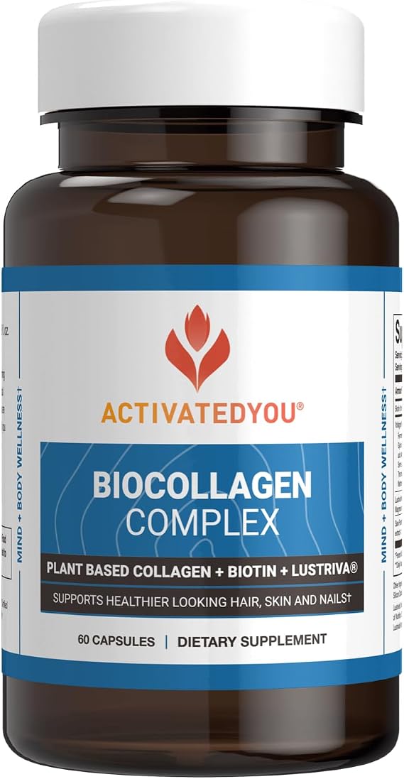 ACTIVATEDYOU BioCollagen Complex Plant-Based Collagen Support, 30 Servings