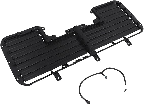 labwork Active Grille Shutter 84363184 Replacement for Chevy Silverado 1500 Replacement for GMC Sierra 1500 2017-2019 with Motor