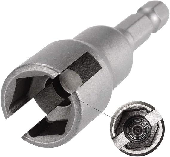 PAGOW Power Wing Nut Driver Set, Wing Nut Drill Bit Socket Wrench Tool Set | 1/4" Hex Shank for Panel Nuts, Screws Eye, C Hook Bolt, Q-Hanger
