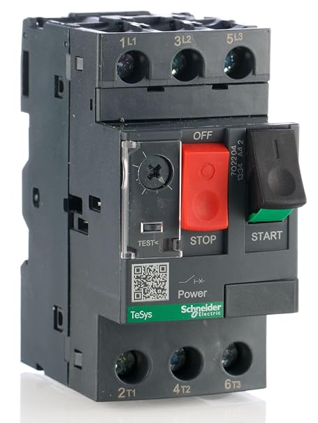 Manual Motor Starter, Button, 9-14A, 1P