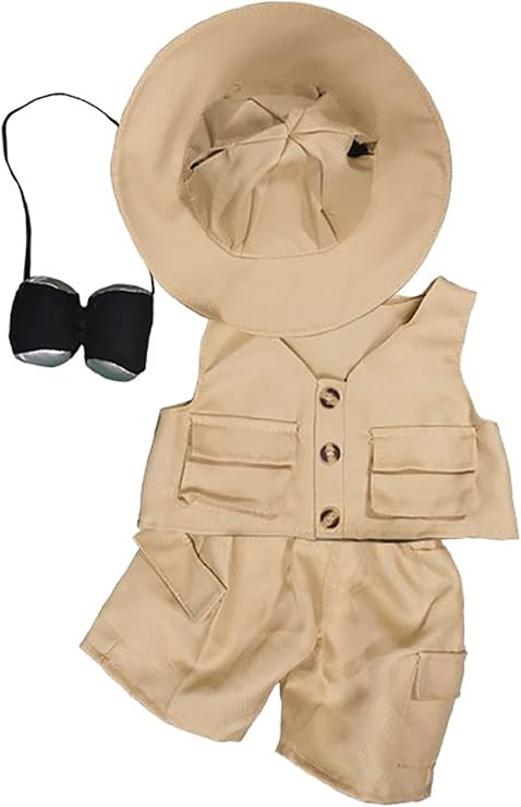 Safari Outfit Outfit Fits Most 14-18 Build-a-Bear and Make Your Own Stuffed Animals