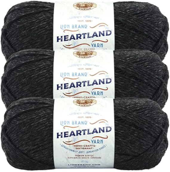 Part 2 | 3 Pack Heartland Solid Yarn (Black Canyon)