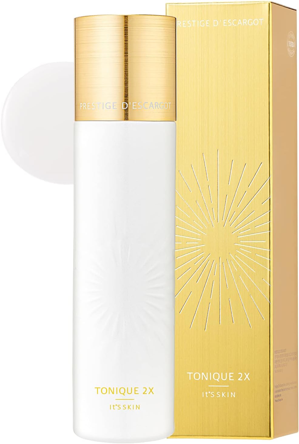 ItS SKIN Prestige Tonique 2X Descargot Facial Toner with Snail Excretion and Niacinamide for Wrinkle-Free 140ml - Skin Radiance, Anti-Aging Face Toner for All Skin Types