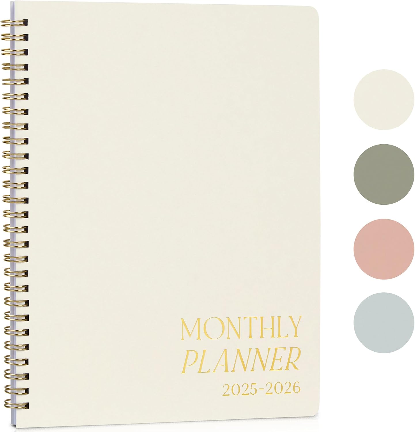 Beautiful 2025-2026 Monthly Planner and Calendar Book - To Do List Notebook That Easily Organizes Your Tasks to Boost Productivity - Runs From January 2025 Until December 2026