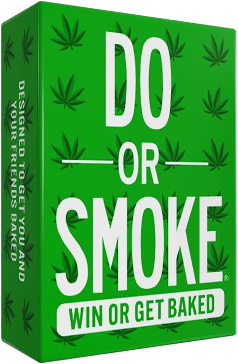 Do or Smoke Party Game for Adults - 250 Challenge Cards, Easy to Play, Great Stoner Gift