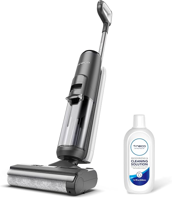 Tineco Floor ONE S5 PRO 2 Cordless Wet Dry Vacuum Smart Hardwood Floor Cleaner Machine & Tineco Floor Cleaning Solution