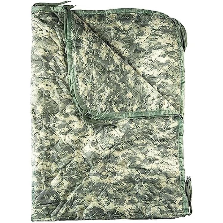 HighSpeedDaddy: Large Woobie Military Blanket & Poncho Liner for Camping & All Weather Use - Water Resistant  Ripstop - Lightweight, Thermal, Insulated - Tactical, Emergency, Outdoor - 82x60