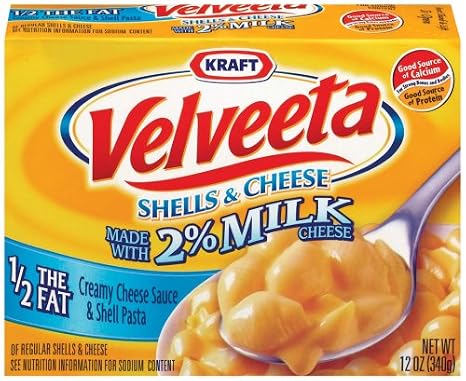 Velveeta Shells and Cheese with 2%Milk, 12-Ounce Box