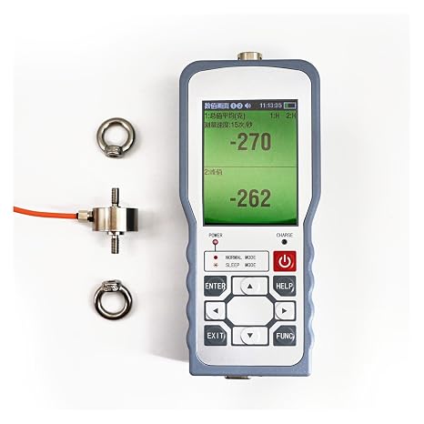 Digital Force Gau Push Pull Gau Dynamometer with External Load Cell Sensor, Peak/Track Mode - Force Gauge(Force Gauge-HB9)