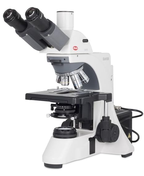 Motic 1100100402971, BA410E Series Elite Binocular Sextuple Compound Microscope, 50W