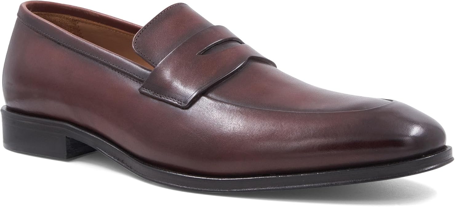Bruno Magli, Men's Maioco Penny Loafers, Leather Slip-On Dress Shoes