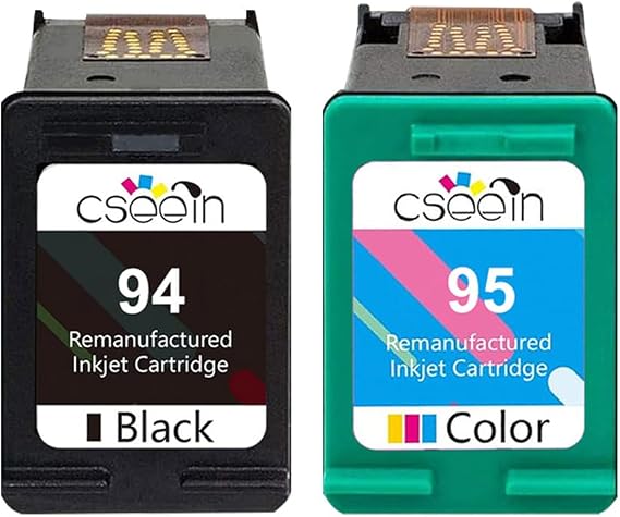 94 95 Ink Cartridges Replacement for HP 6830 5740 5745 5748 Combo Pack