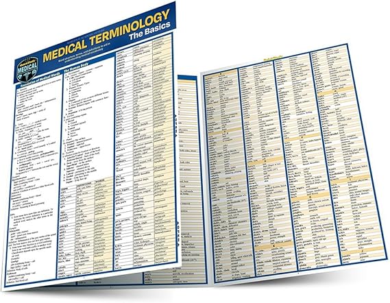 Medical Terminology: The Basics: a QuickStudy Laminated Reference Guide (Quick Study Academic)