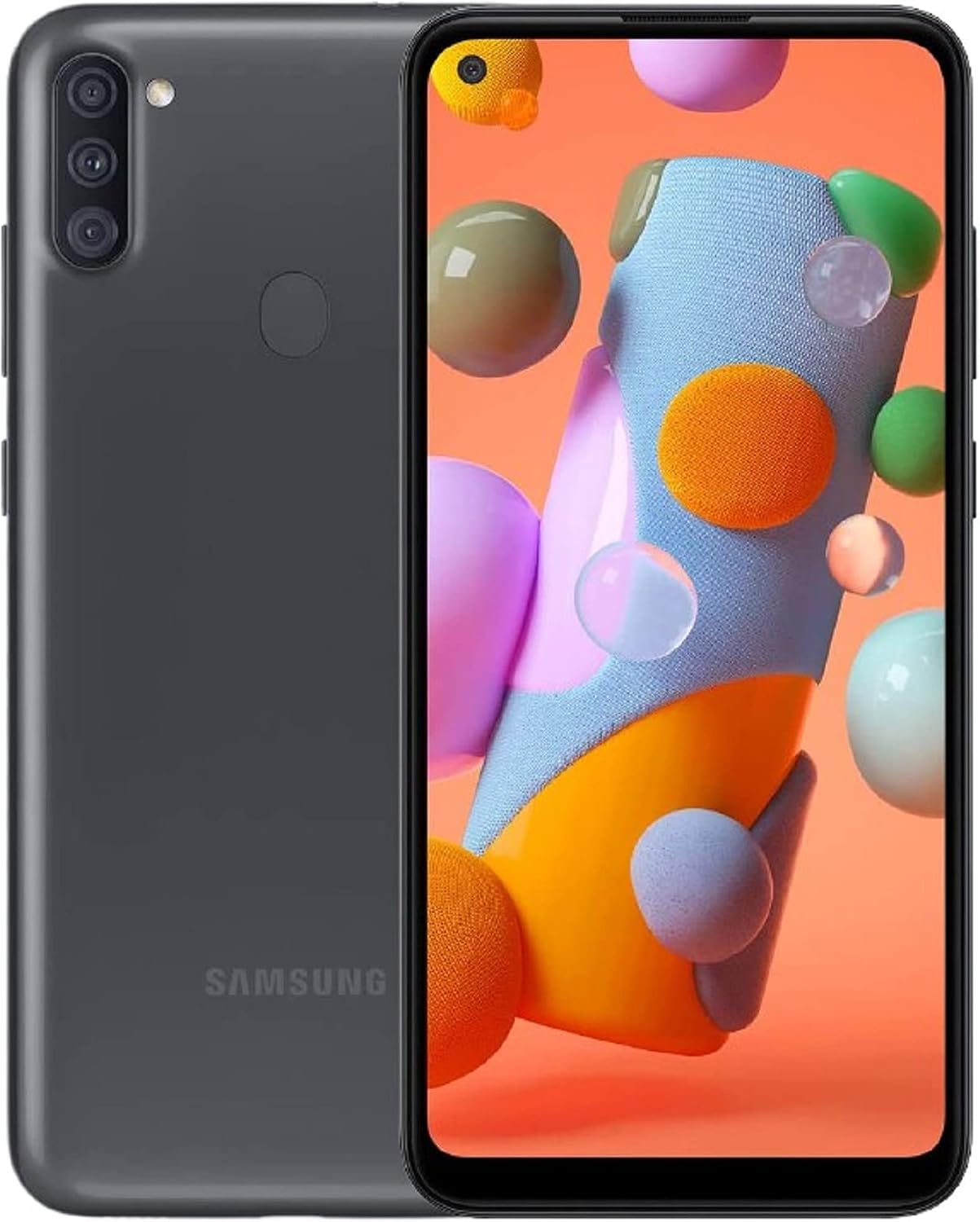 Samsung Galaxy A11 A115U Fully Unlocked | 6.4" Screen | 32GB of Storage | Long Lasting Battery | 2020 Model | Black