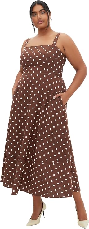 City Chic Women's Plus Size Maxi Dress - Collins Print