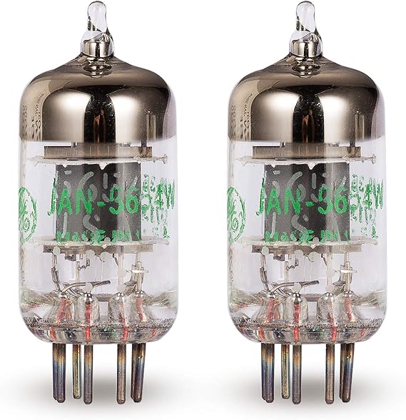 Matched Pair 7-Pin GE JAN 5654W Vacuum Tubes Upgrade for 6AK5 6J1 61 EF95 6J1P