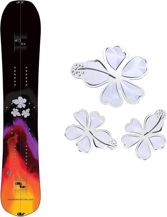 Stompgrip Premium Snowboard Stomp Pad | Hibiscus | 3D Collection | 3D Decal