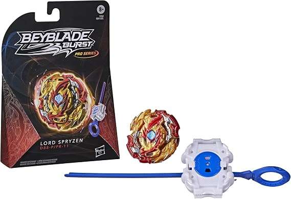 Bey Blade Burst Pro Series Lord Spryzen Spinning Top Starter Pack - Balance Type Battling Game Top with Launcher Toy