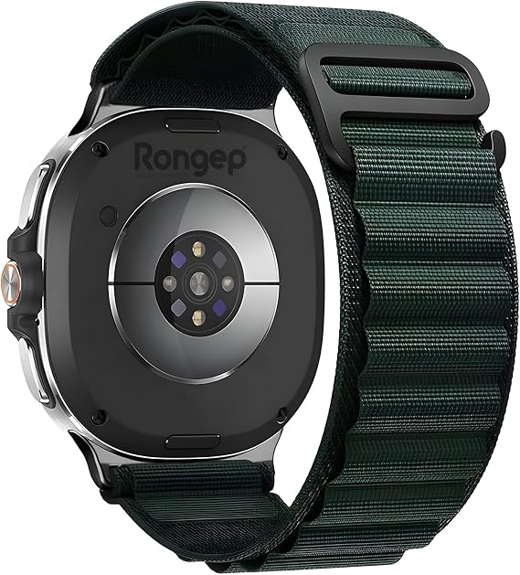 Rongep [Travel Loop] Samsung Galaxy Watch 9/8 44mm/40mm/Classic 46mm ile Uyumlu Kordon Rahat Kumaş Samsung Watch 9 44mm Kordonu Terletmeyen Konforlu Tasarım Galaxy Watch 9 Kordon