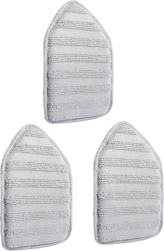 CLEANHOME Microfiber Replacement Pads, 3 Pieces | Suitable for Tub Tile Scrubber Brushes, ASIN: B09GF2LSZ8