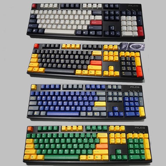 104 Keycaps Taihao Doubleshot Laser Carving US Layout Keyset OEM Profile for Cherry MX Gaming Mechanical Keyboard (NO.1)